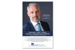 Communication presse pour assurance prévoyance Axa création Goliatus